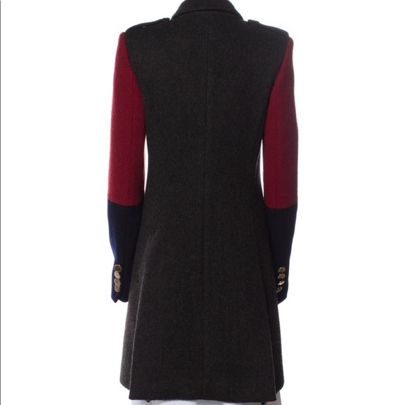 Harbison colour Block Pattern Coat - Picture 2 of 4